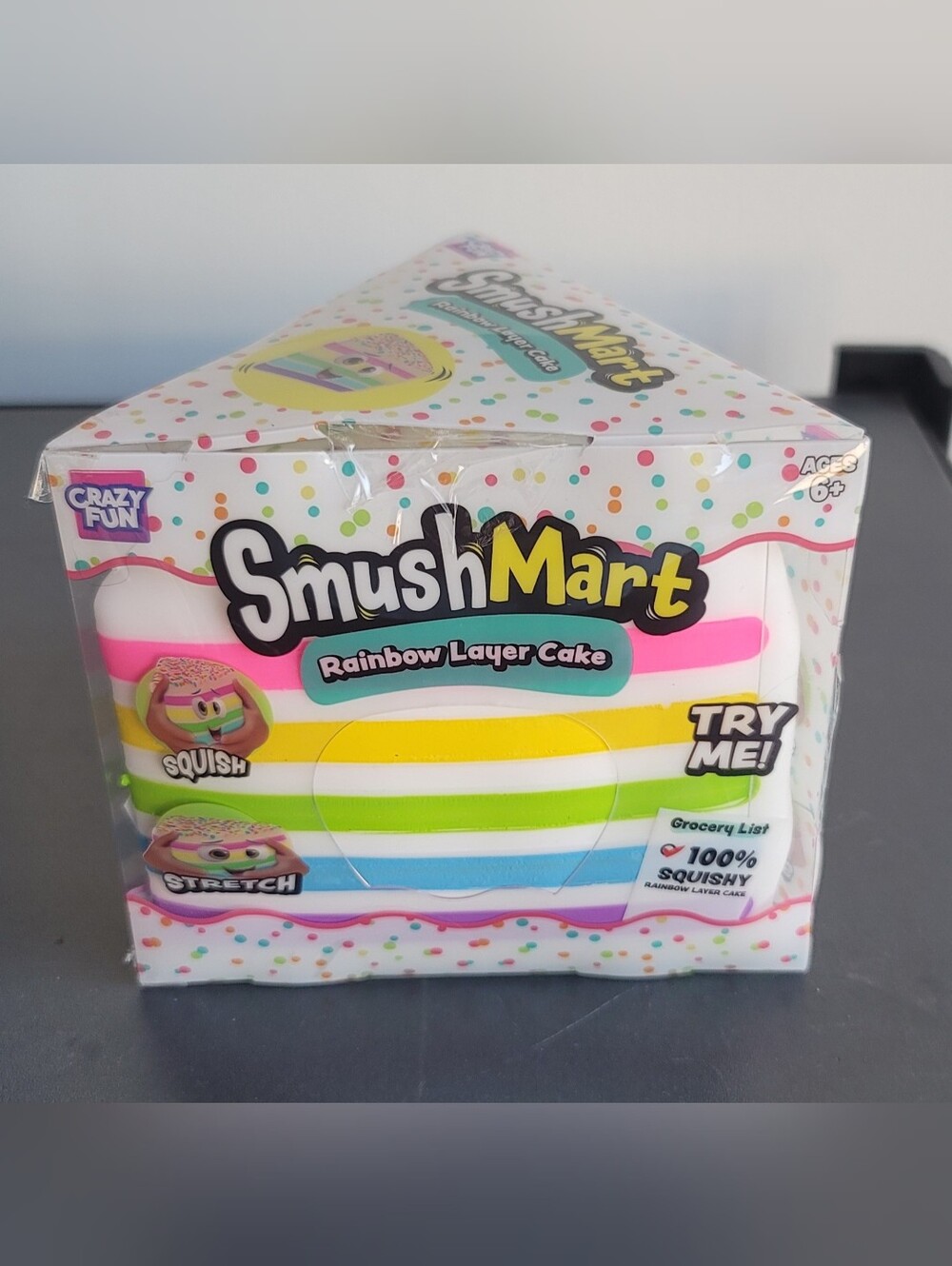 RMS SmushMart Rainbow Layer Cake Squishy Toy